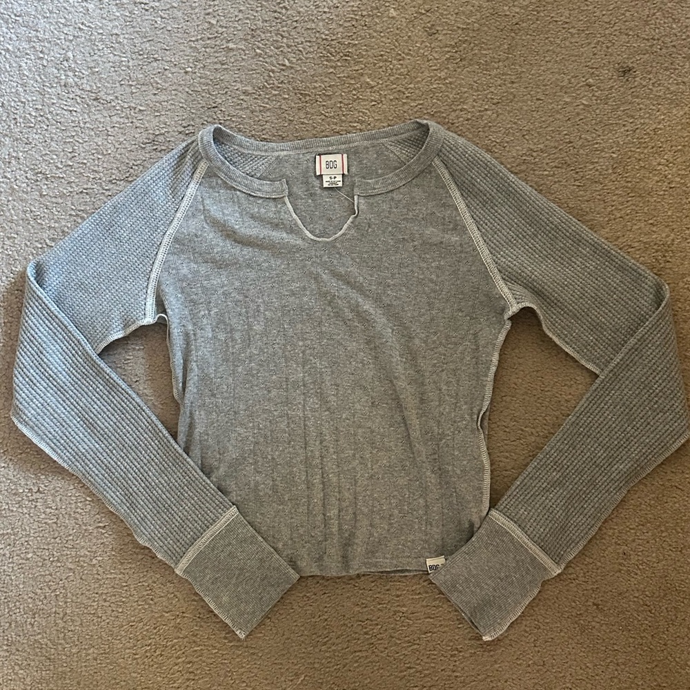NWOT Urban Outfitters BDG grey long sleeve shirt